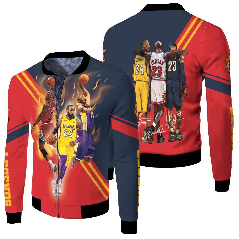 Kobe Bryant Michael Jordan and LeBron James Legends T-shirt