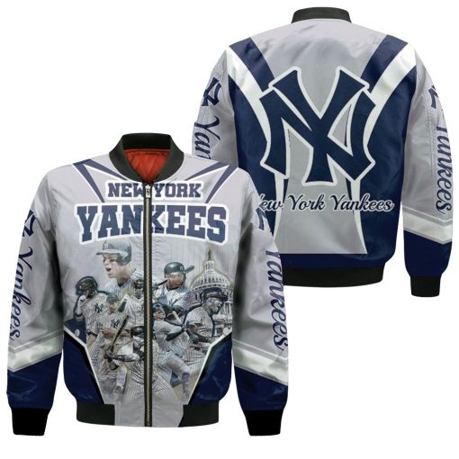 New York Yankees Sanchez Austin Torres Andujar Line Up For Fan Bomber Jacket