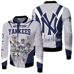 New York Yankees Sanchez Austin Torres Andujar Line Up For Fan Fleece Bomber Jacket