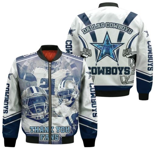 Nfc East Division Champions Dallas Cowboys Super Bowl 2021 Thank You Fans Bomber Jacket