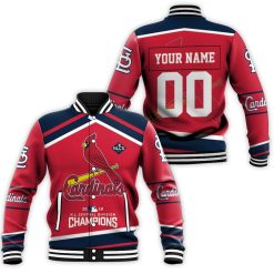 Nl Central Champions St Louis Cardinals 3d Personalized Baseball Jacket