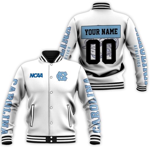 North Carolina Tar Heels Ncaa Bomber Jacket 3d Personalized 1 Baseball Jacket