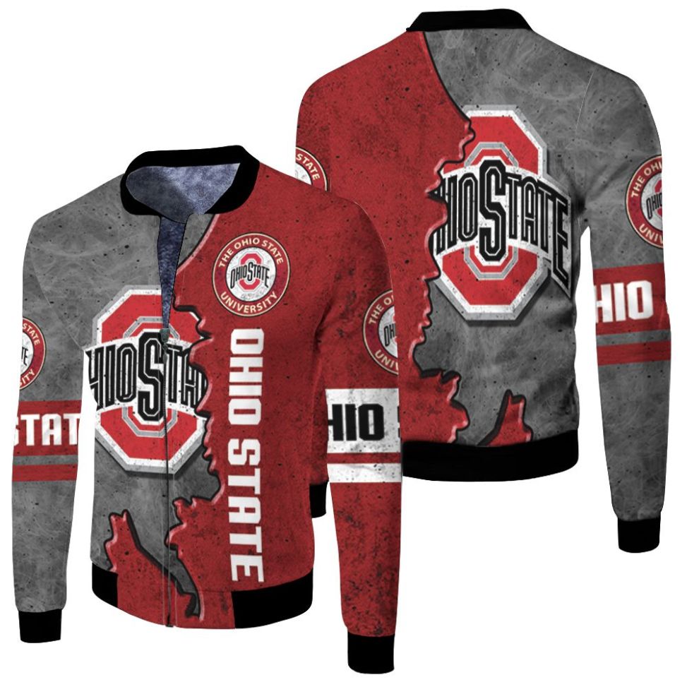 OSU Hoodie 3D Cleveland Browns Football Helmet Ohio State Buckeyes