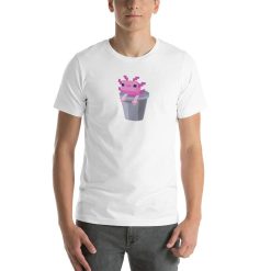 Pink Axolotl Minecraft Unisex T-Shirt