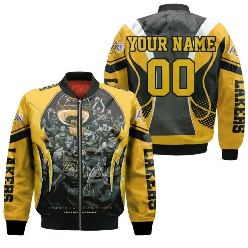 Player Los Angeles Lakers Western Conference Personalized Bomber Jacket