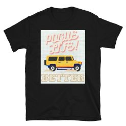 Pogue Life Better Yellow Car Vintage Unisex T-Shirt