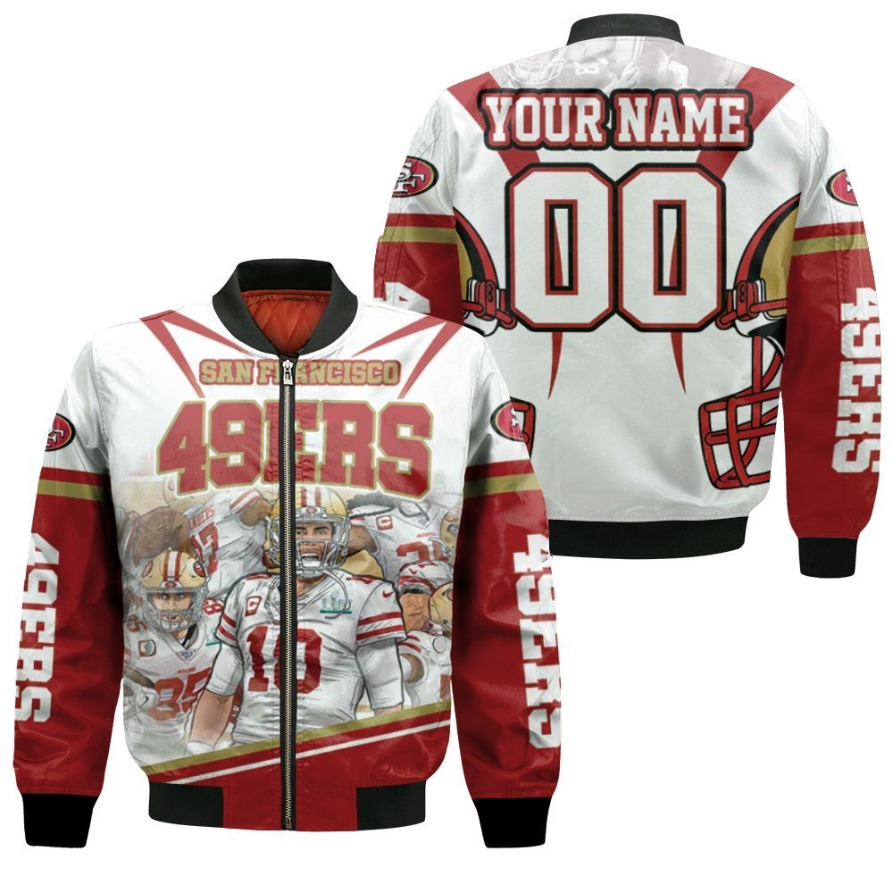 San Francisco 49ers Nfc West Division 2021 Super Bowl Personalized Bomber Jacket