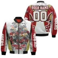 San Francisco 49ers Thank You Fans Nfc West Division Super Bowl 2021 Personalized Bomber Jacket