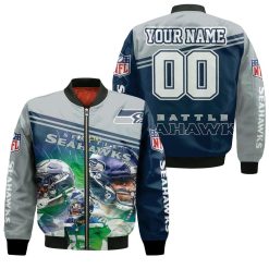 Seattle Seahawks 2020 Nfl Season Nfc West Champs Legends Best Team Personalized Bomber Jacket