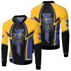 St Louis Blues Nhl For St Louis Blues Fan 3d Jersey Fleece Bomber Jacket