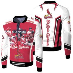 St Louis Cardinals 2019 Nl Central Champions For Fan Fleece Bomber Jacket