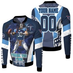 Stephen Gostkowski 03 Tennessee Titans 2021 Super Bowl Afc South Division Champions Thanks You Fans Personalized Fleece Bomber Jacket