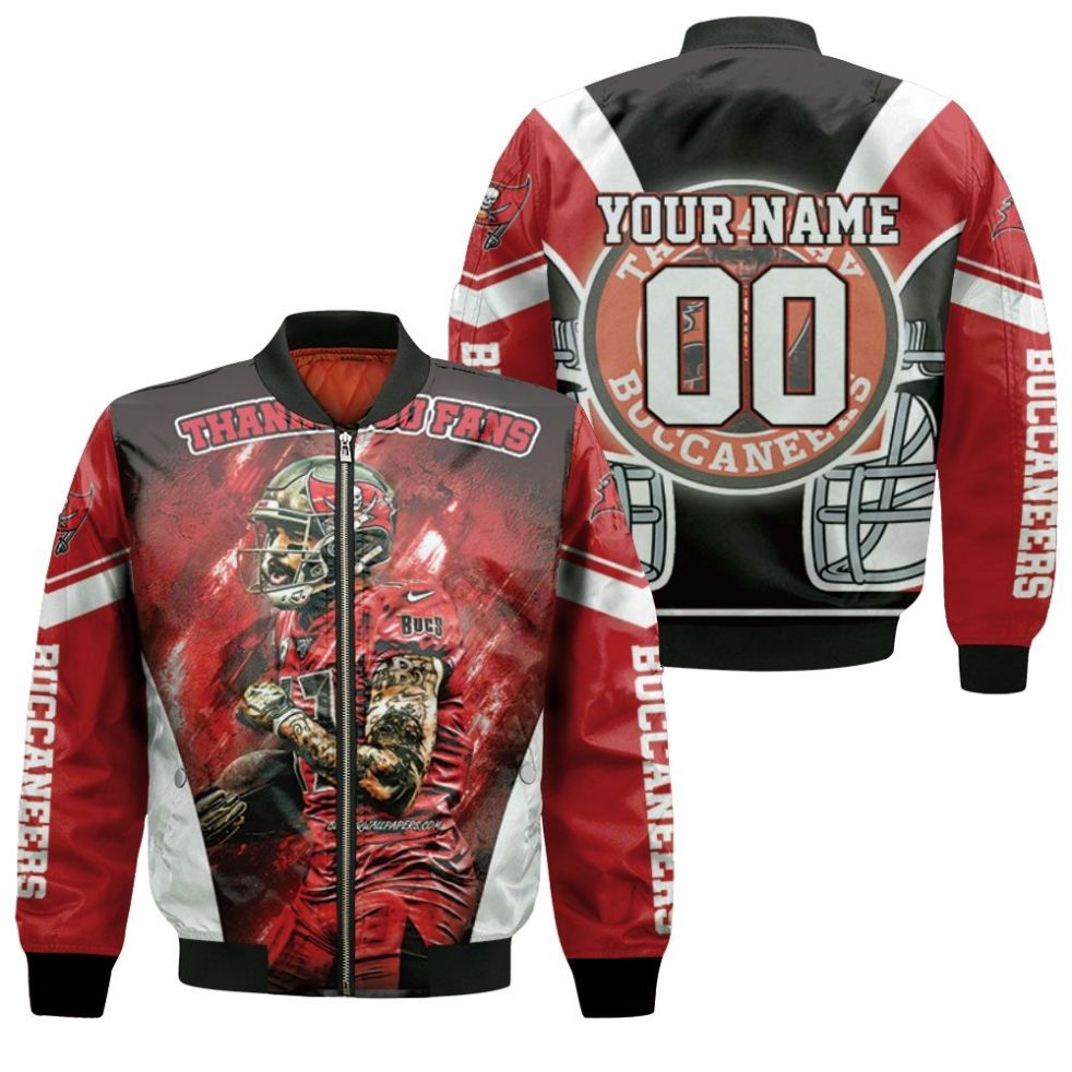 Tampa Bay Buccaneers 2021 Nfl Champs Thank You Fan Personalized Bomber Jacket