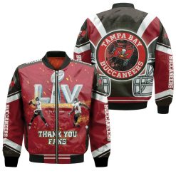 Tampa Bay Buccaneers 2021 Super Bowl Champions Thank You Fan Bomber Jacket