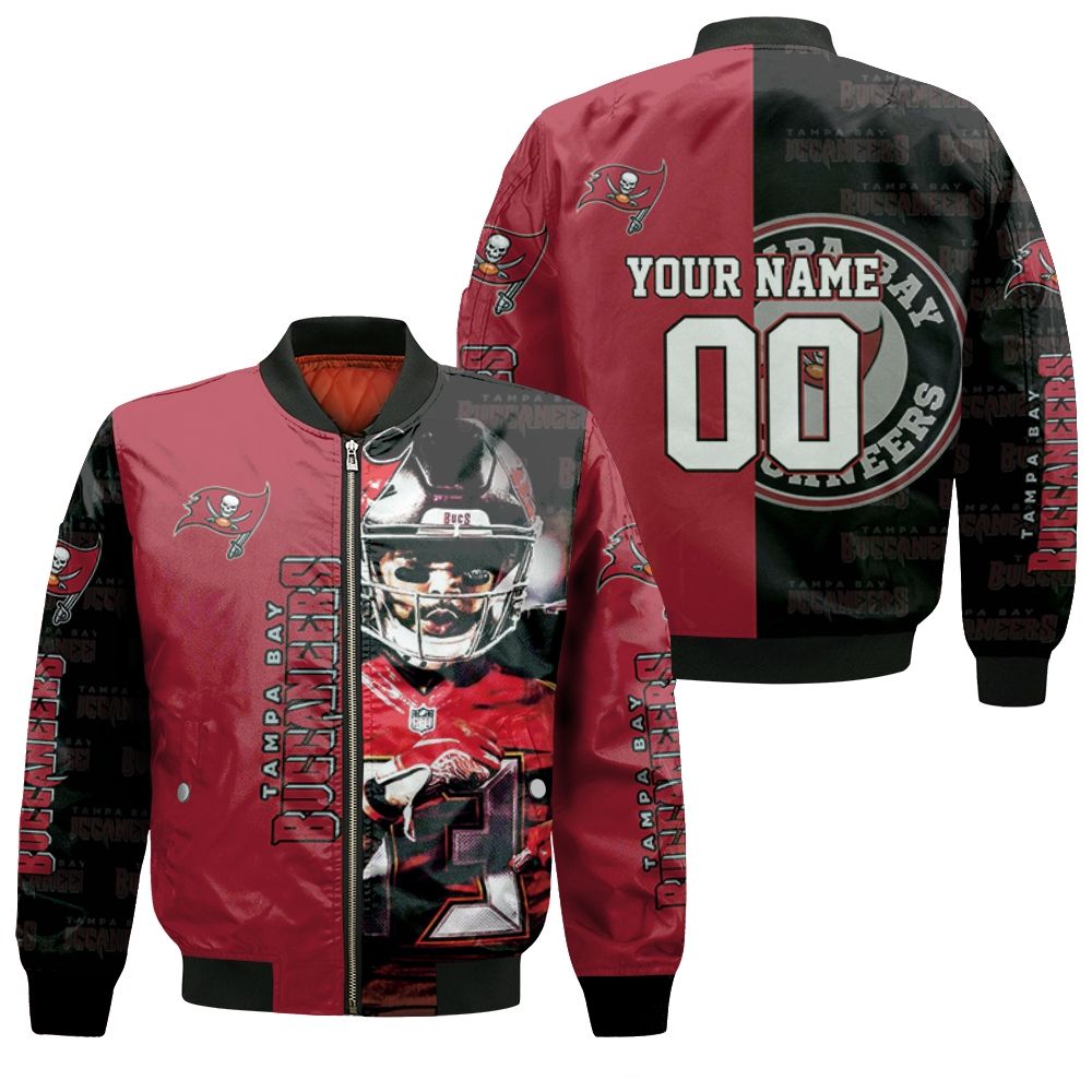 Tampa Bay Buccaneers Mike Evans 13 Legend For Fans Personalized Bomber Jacket