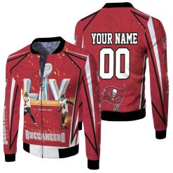 Tampa Bay Buccaneers Super Bowl 2021 Nfc South Division Champions 1 Personalized Fleece Bomber Jacket