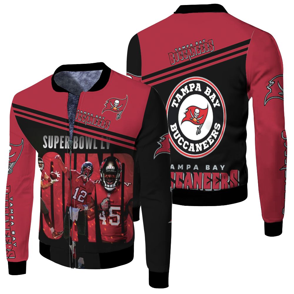 Tampa Bay Buccaneers Super Bowl Liv Champions 3d Printed Fleece Bomber Jacket
