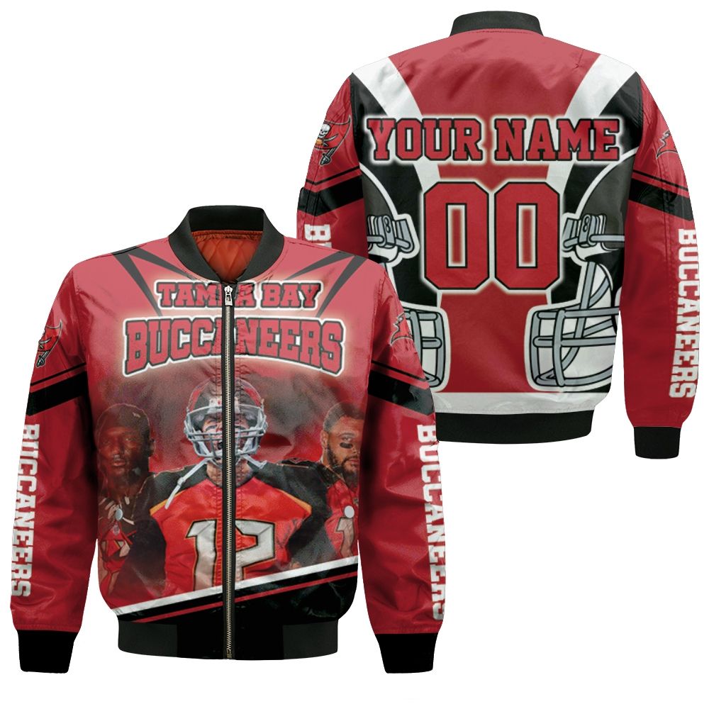 Tampa Bay Buccaneers Tom Brady Nfl Champions 2021 Personalized Bomber Jacket
