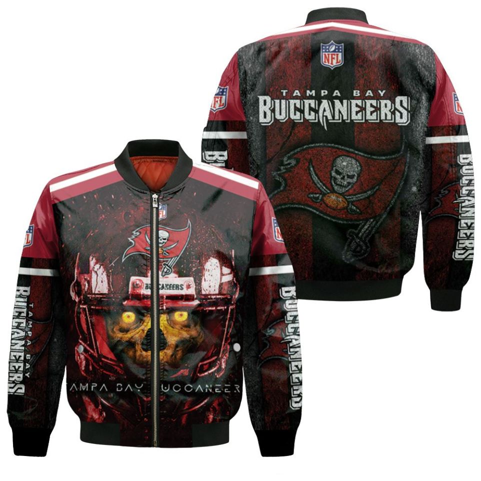 Tampa Bay Buccaneers Yellow Skull Nfc South Division Champions Super Bowl 2021 Bomber Jacket