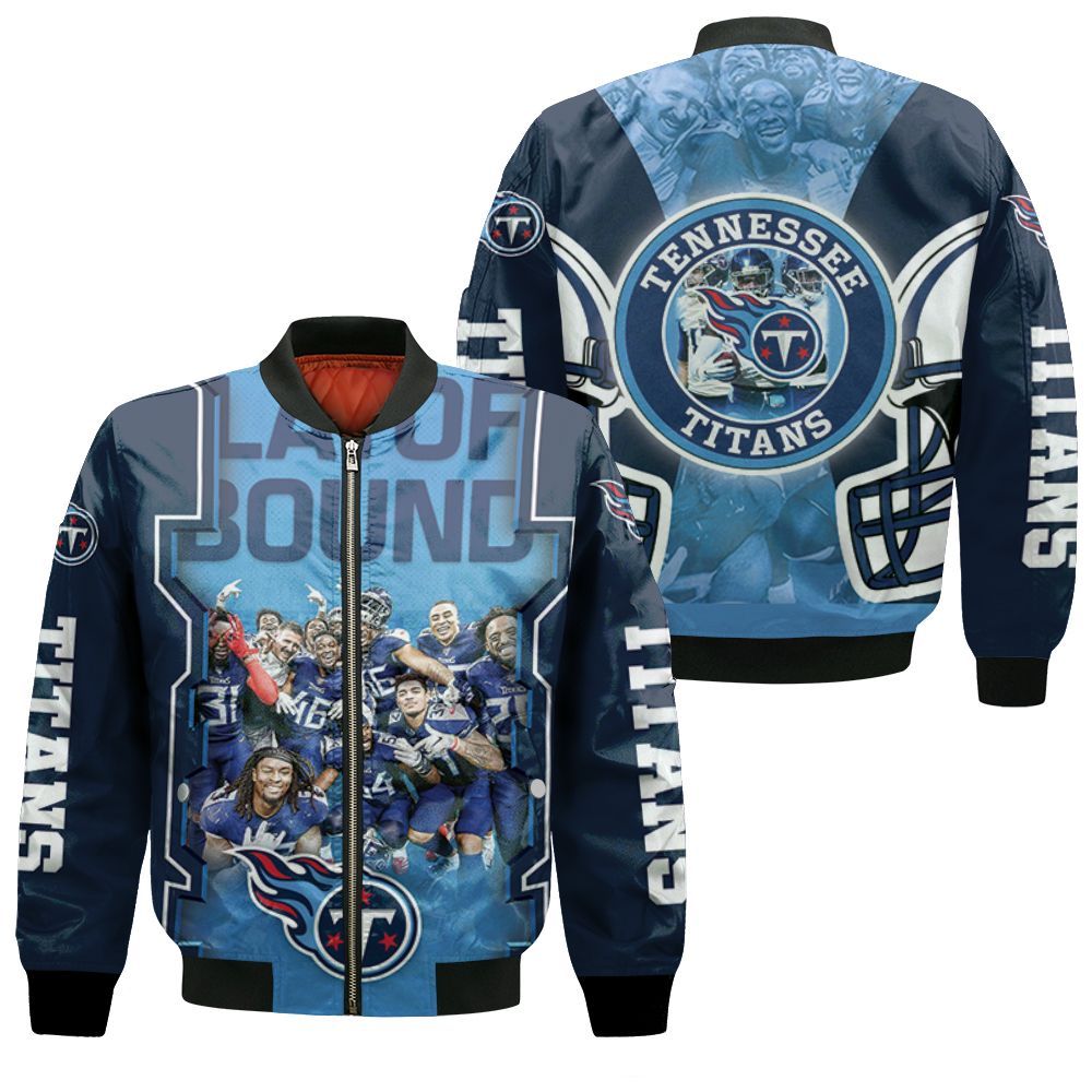Tennessee Titans Afc South Champions Super Bowl 2021 Playoff Round Bomber Jacket