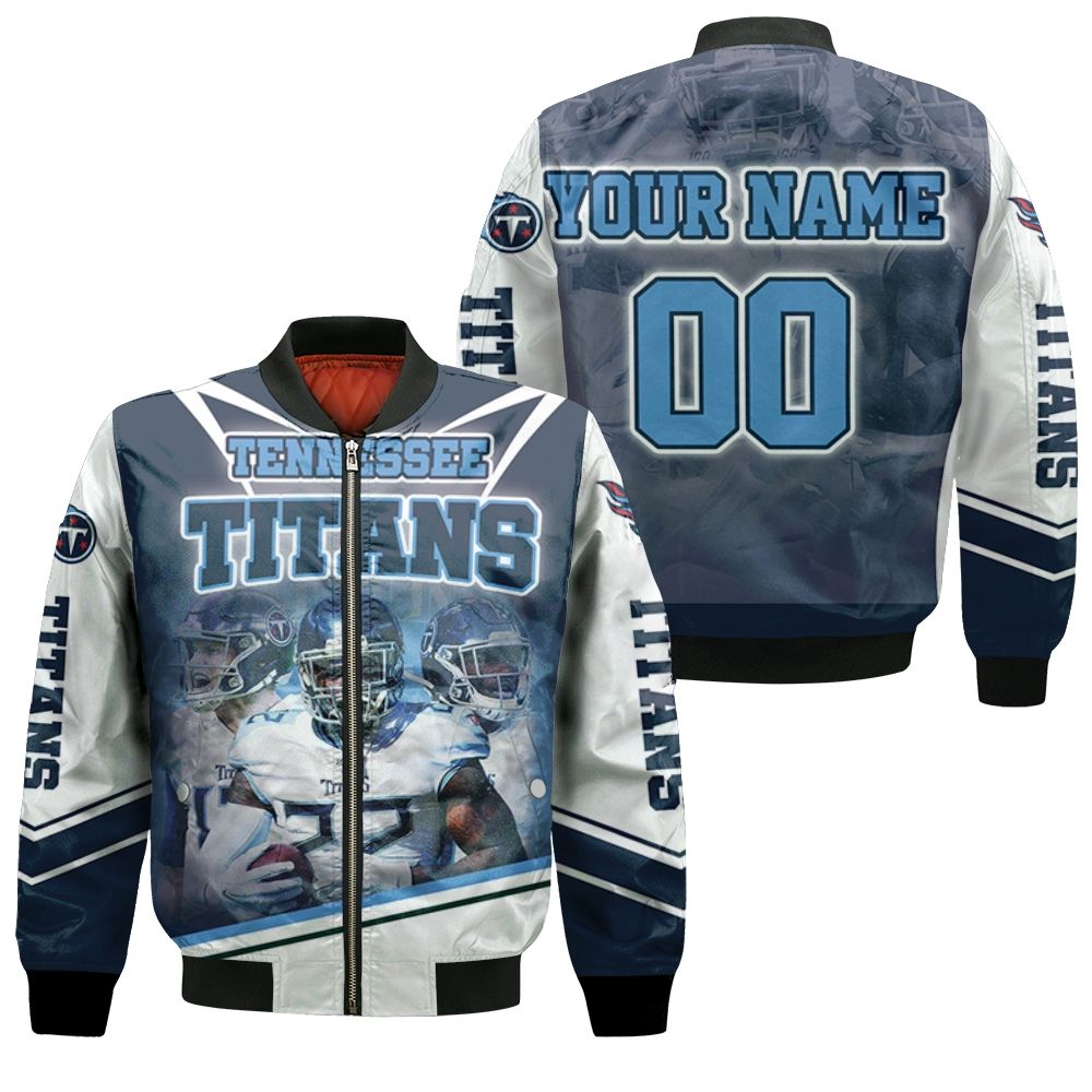 Tennessee Titans Logo Super Bowl 2021 Afc South Champions Personalized Bomber Jacket