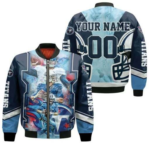 Tennessee Titans Super Bowl 2021 Afc South Champions Personalized Bomber Jacket