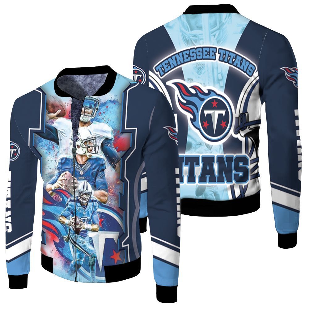 Tennessee Titans Super Bowl 2021 Afc South Division Champions Fleece Bomber  Jacket
