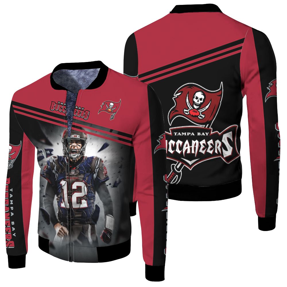 Tom Brady Tampa Bay Buccaneers Super Bowl 2021 Nfc South Division Champions Fleece Bomber Jacket