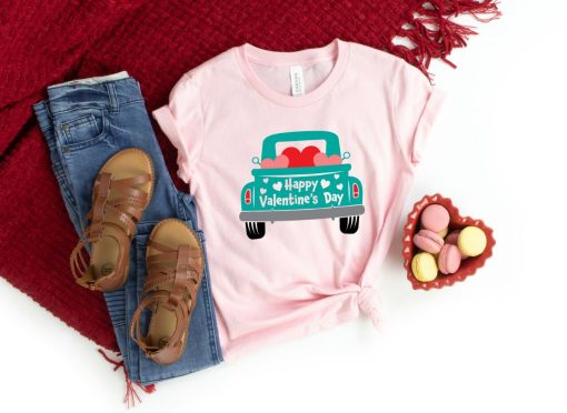 Truck Heart Valentines Day Shirt