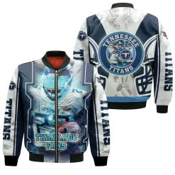 Tye Smith #23 Tennessee Titans Super Bowl 2021 Thank You Fan Bomber Jacket