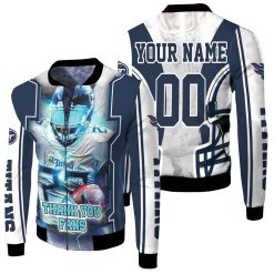 Tye Smith 23 Tennessee Titans Super Bowl 2021 Thank You Fans Personalized Fleece Bomber Jacket