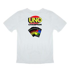 Uno Card Draw 4 Champion Board Game Night Fathers Day Shirt