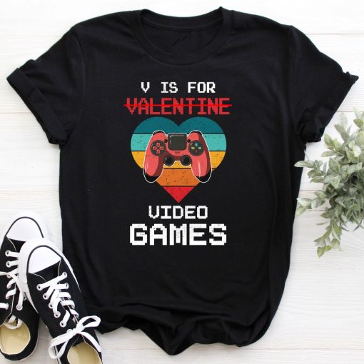 V Is For Video Games Shirt