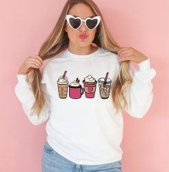 Valentine Coffee Heart Sweatshirt