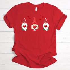 Valentine Gnomes With Heart T-Shirt