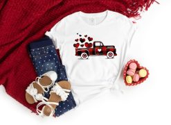 Valentines Buffalo Plaid Truck Shirt