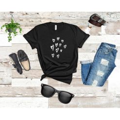 Valentines Day Hearts Women Shirt