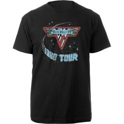 Van Halen unisex Black Tour 1980 T-Shirt