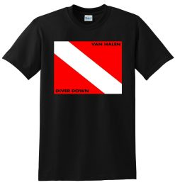 Van Halen Diver Down Vinyl Cd Cover Unisex T-Shirt