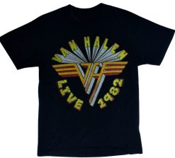 Vintage Van Halen Live 1982 T-Shirt