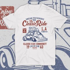 1963 VW Classic Ride Vintage Low Rider Car Custom Garage Short-Sleeve Unisex T-Shirt
