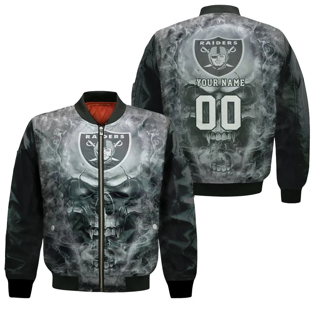 3d Skull Oakland Raiders 3ds Sweatshirt Pullover 3d Personalized Bomber Jacket