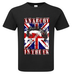 Anarchy In The UK Protest Sex Pistols Union Jack Premium Quality T-Shirt