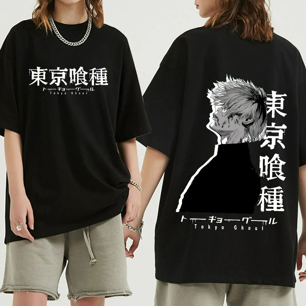 Anime Tokyo Ghoul Double Sided Print T-Shirt