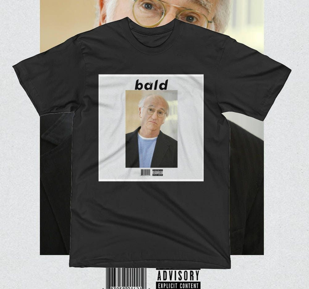 Bald Frank Ocean Larry David Album Cover T-Shirt