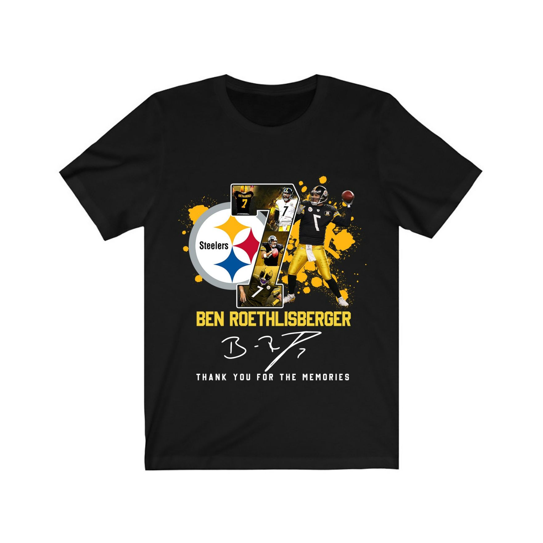 Ben Roethlisberger Pittsburgh Steelers 2004-2021 T-Shirt