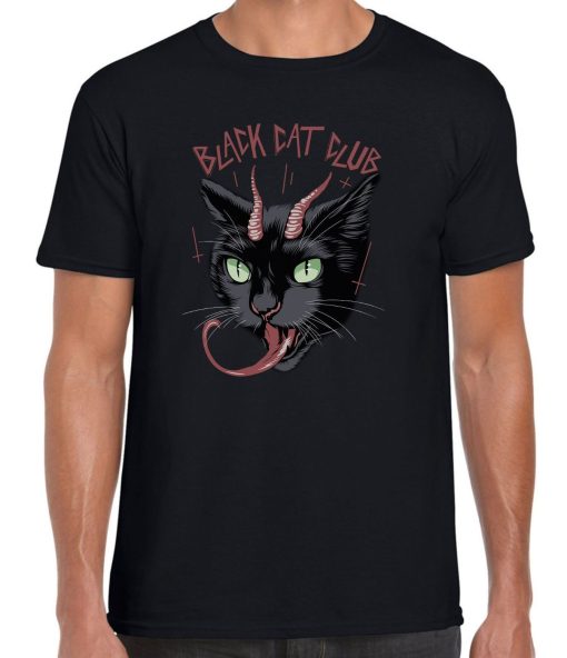 Black Cat Club Evil Black Cat T-Shirt