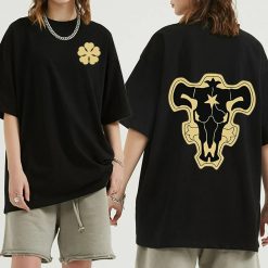 Black Clover Double-sided Printing Anime T-Shirt