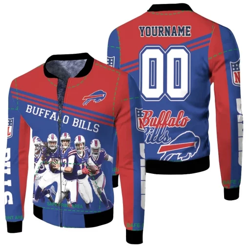 Buffalo Bills Afc East Division Champs Personalized Fleece Bomber Jacket