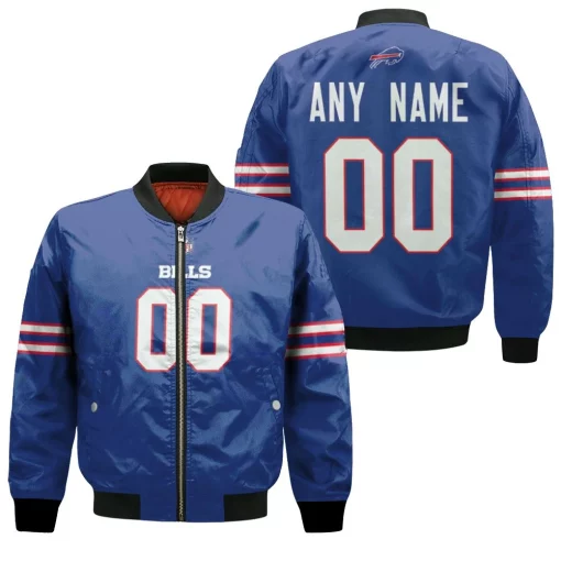 Buffalo Bills Nfl American Football Team Game Royal 3d Designed Allover Gift For Bills Fans Bomber Jacket